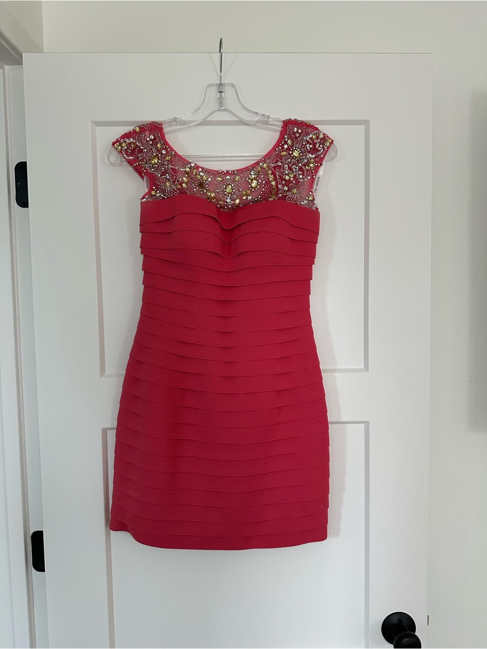 Sherri Hill Pink Mini Dress